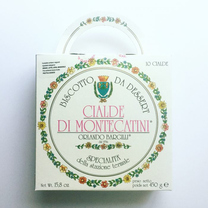私的イタリア土産 No.1 菓子　Cialde Di Montecatini