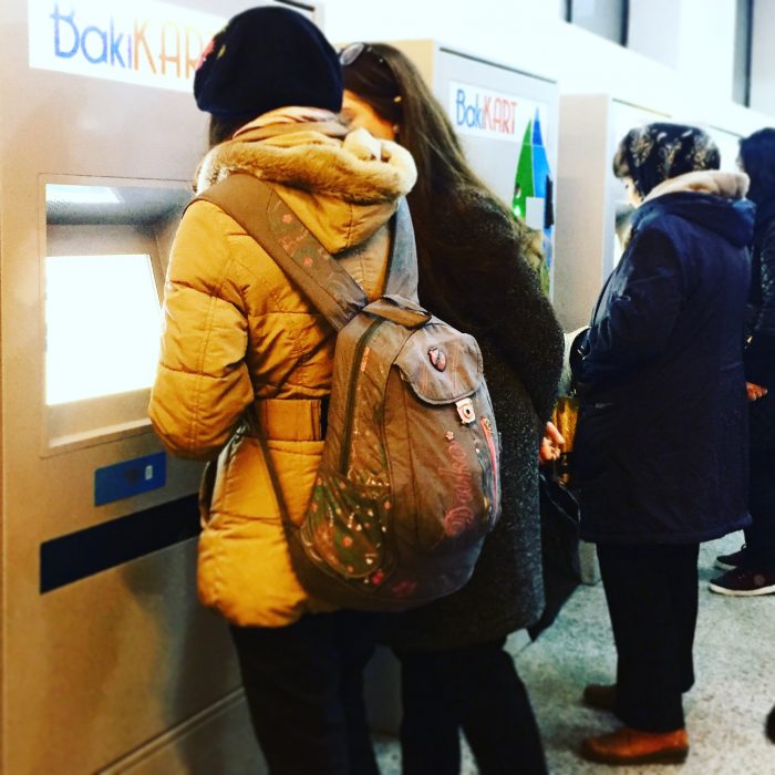 地下鉄非接触型ICカード’BAKI KART’の買い方 @ バクー